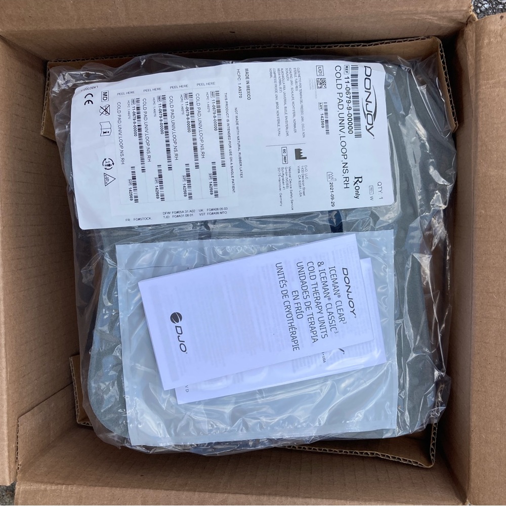 Donjoy Iceman clear and Iceman classic cold therapy units